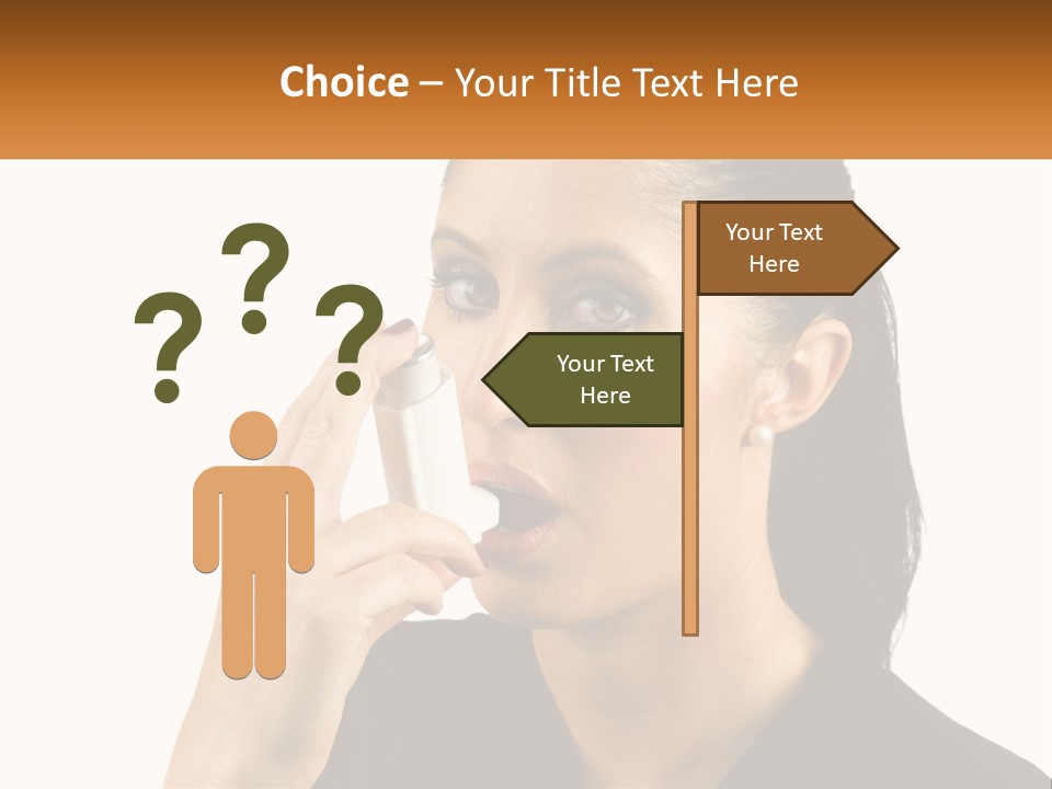 White Condition Switch PowerPoint Template