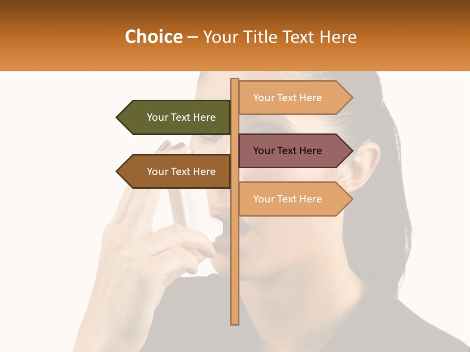 White Condition Switch PowerPoint Template