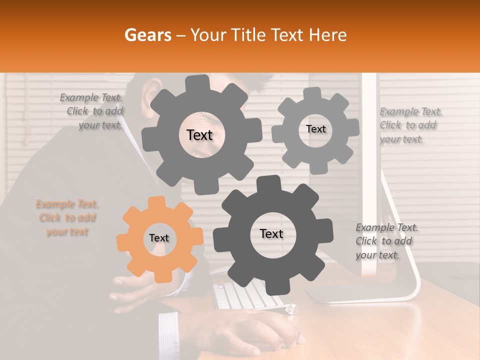 Temperature Equipment Cooling PowerPoint Template