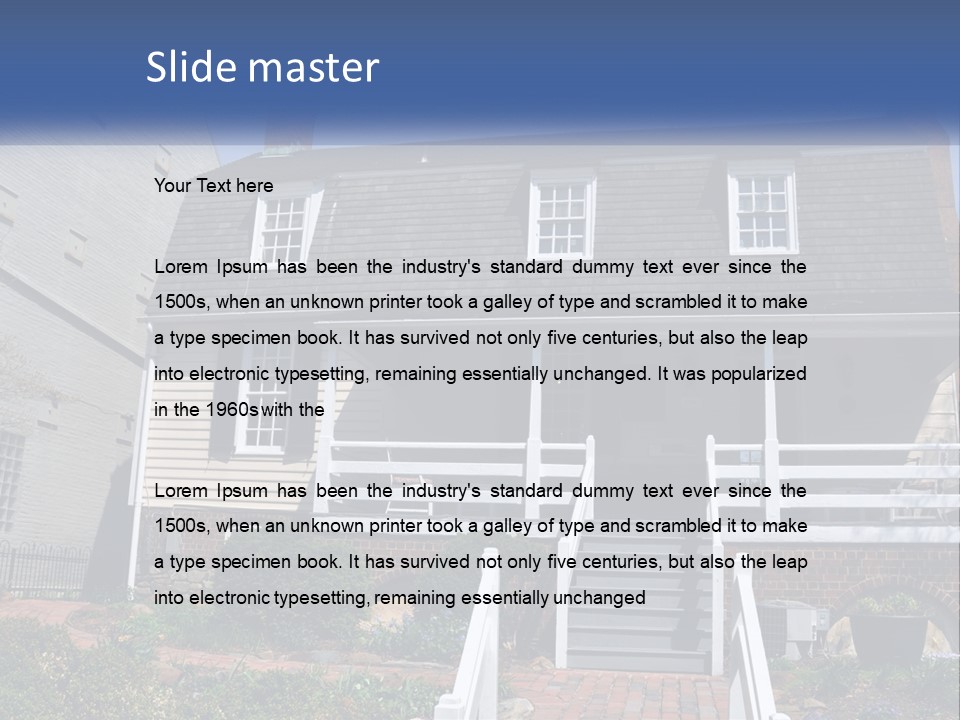 Cold Air Supply PowerPoint Template