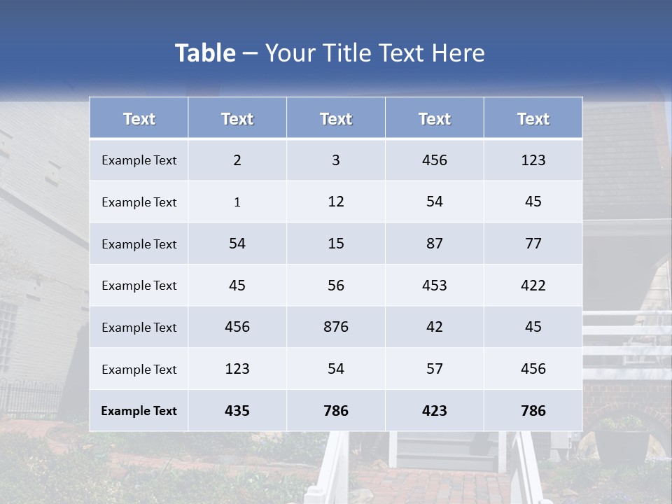 Cold Air Supply PowerPoint Template