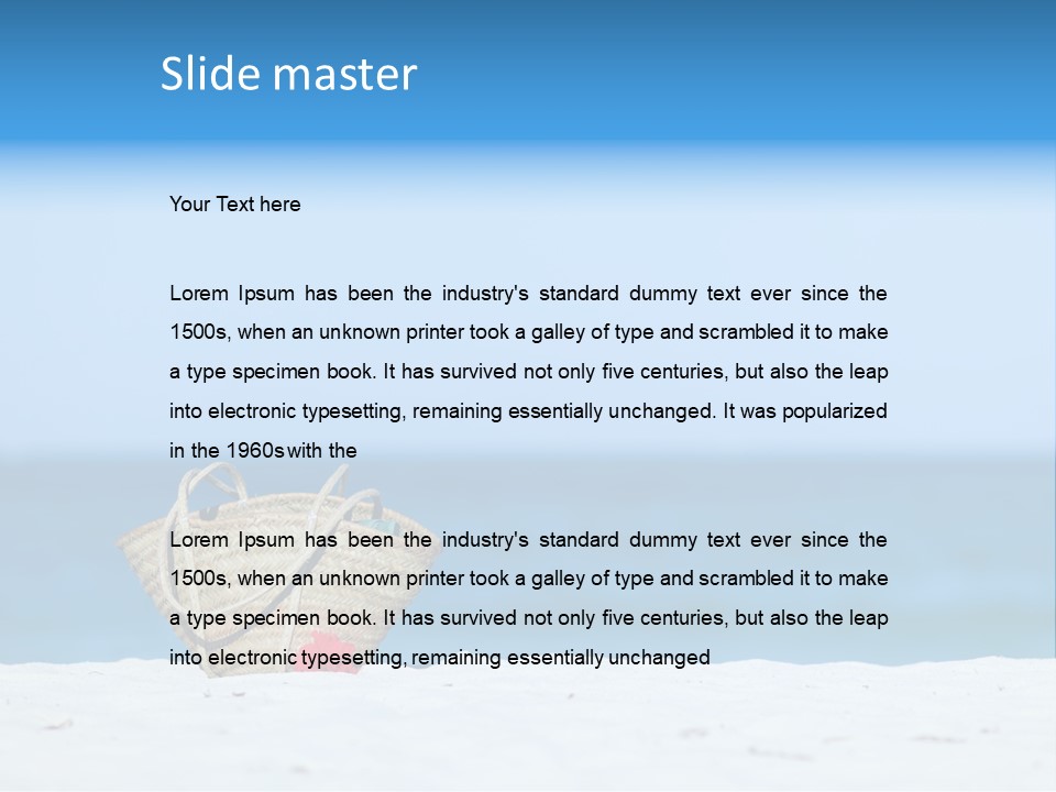 Cold White Heat PowerPoint Template