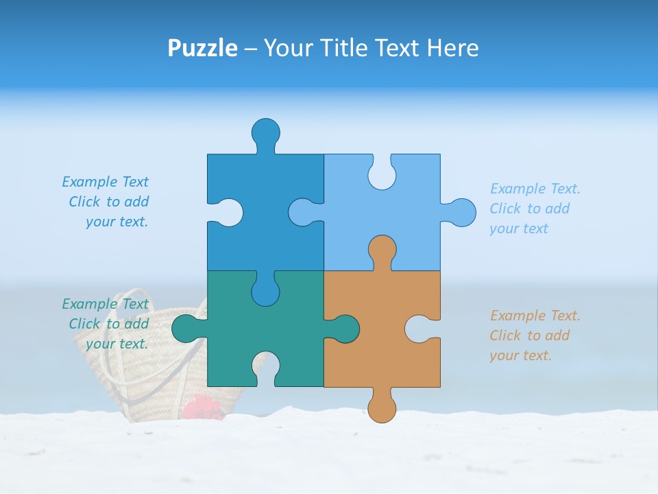 Cold White Heat PowerPoint Template