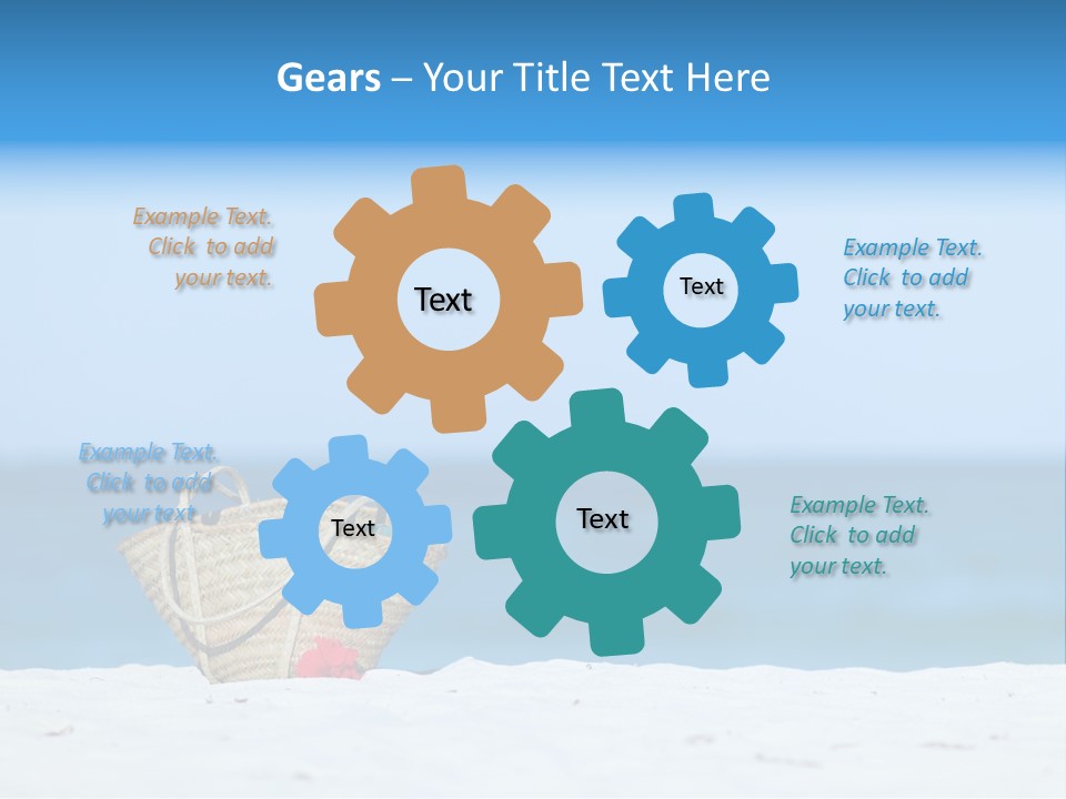 Cold White Heat PowerPoint Template