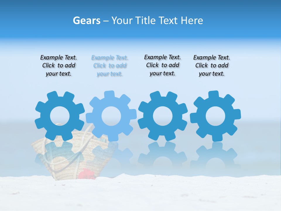 Cold White Heat PowerPoint Template