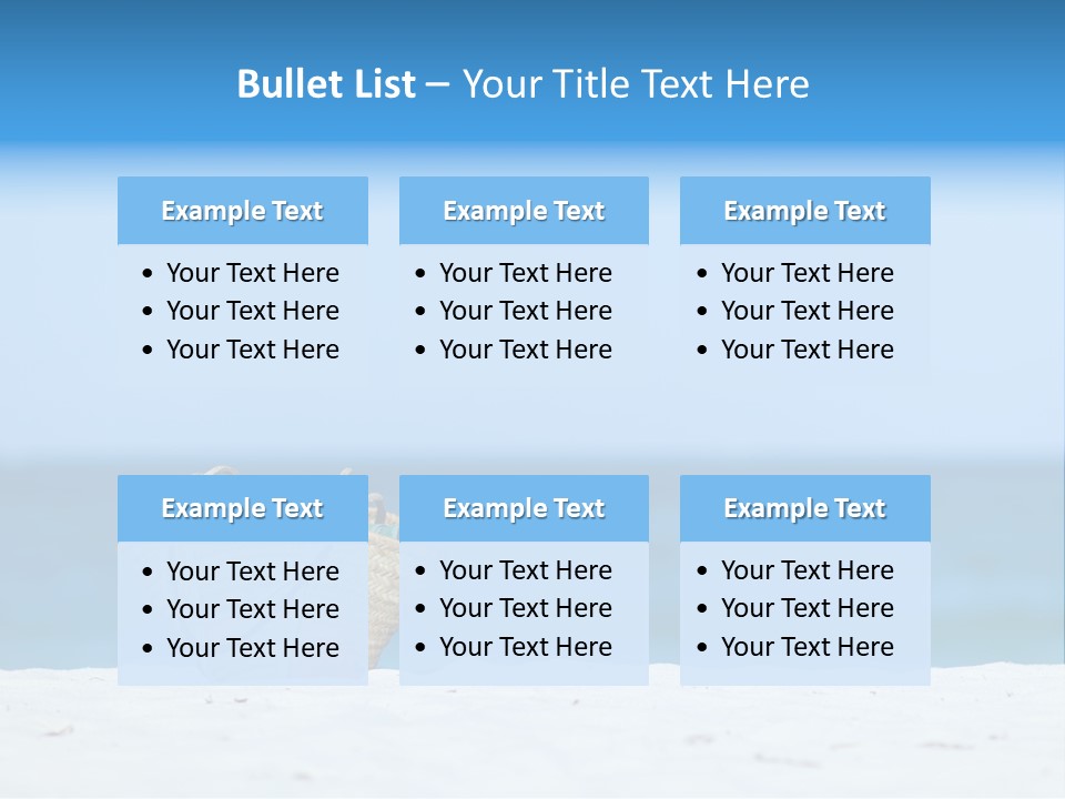 Cold White Heat PowerPoint Template