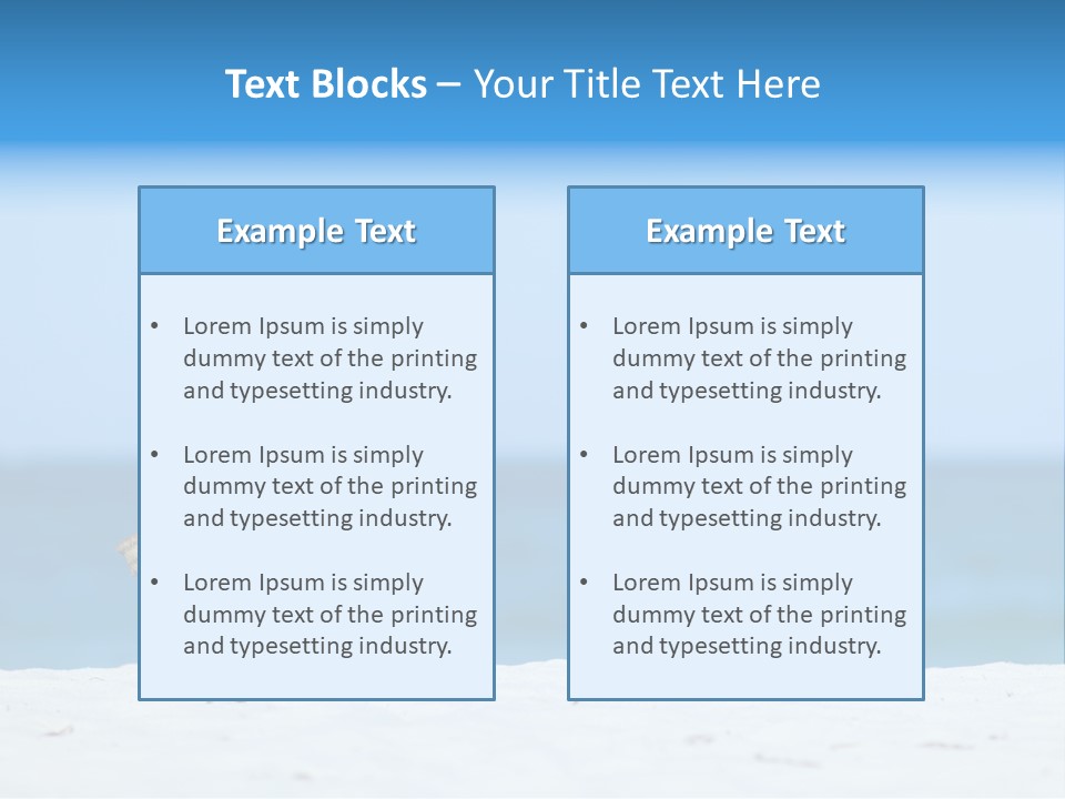 Cold White Heat PowerPoint Template