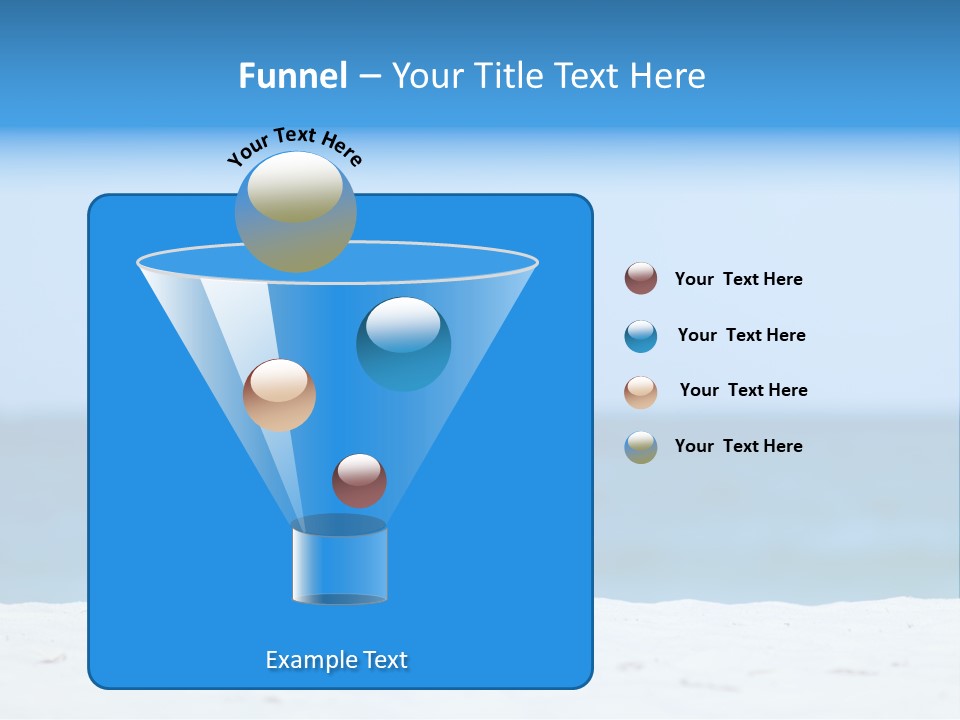 Cold White Heat PowerPoint Template