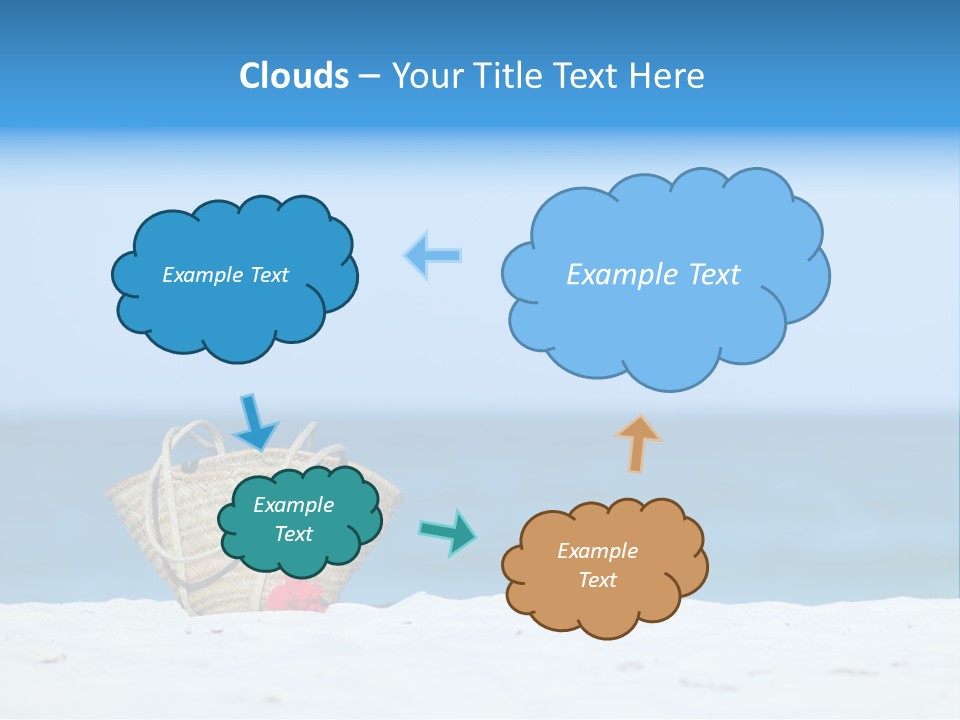 Cold White Heat PowerPoint Template