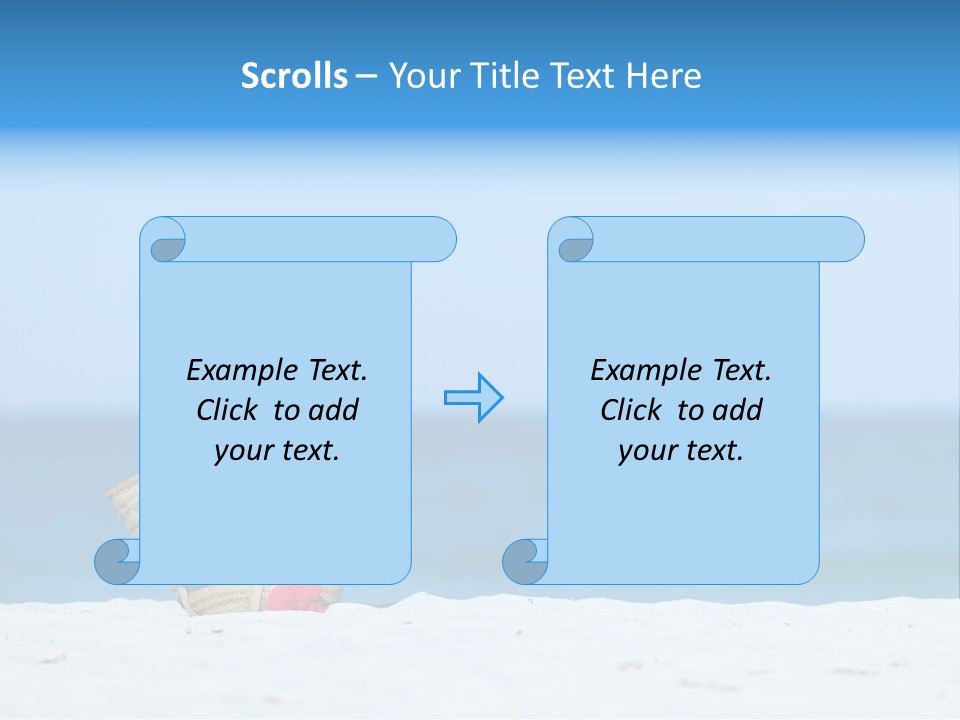 Cold White Heat PowerPoint Template