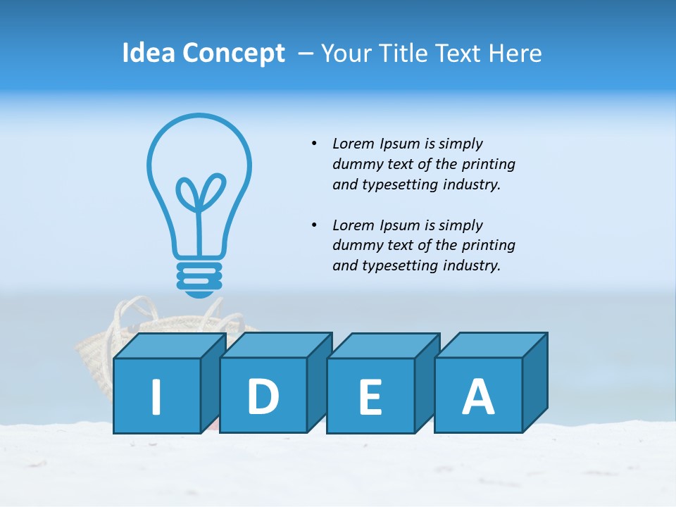 Cold White Heat PowerPoint Template