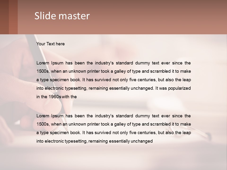 Climate House Heat PowerPoint Template