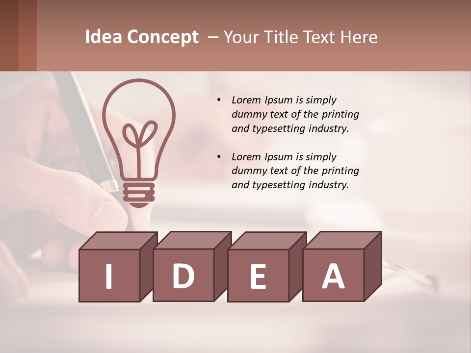 Climate House Heat PowerPoint Template