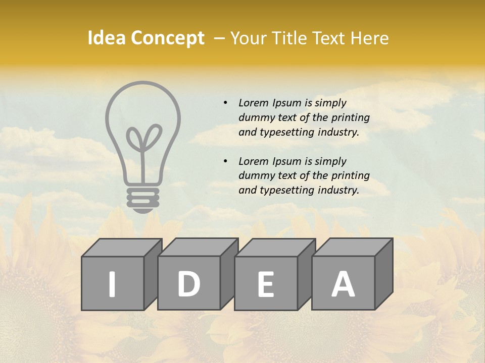 Climate Conditioner Electric PowerPoint Template