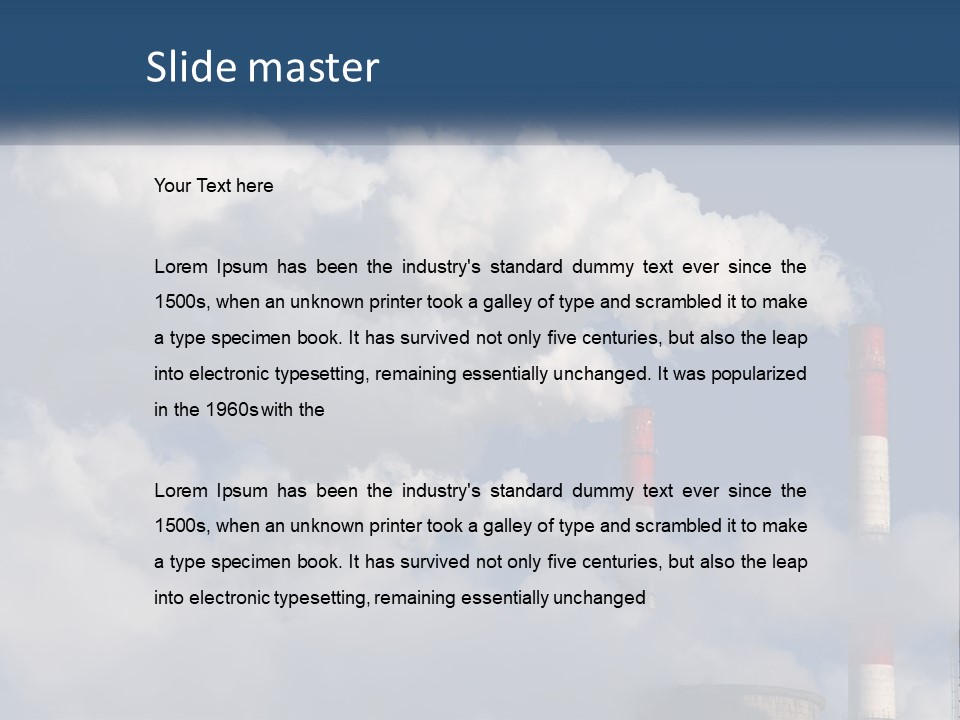 Power System Home PowerPoint Template