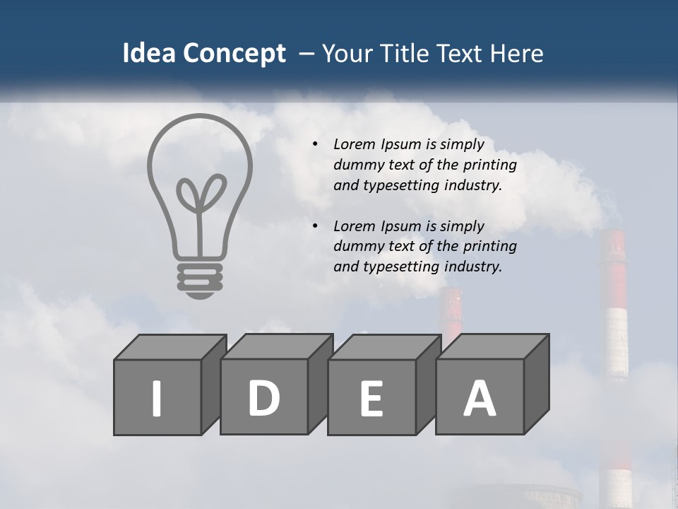 Power System Home PowerPoint Template