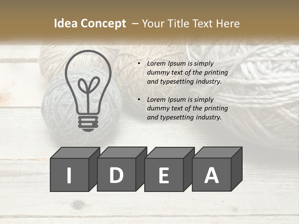 Home Switch Unit PowerPoint Template
