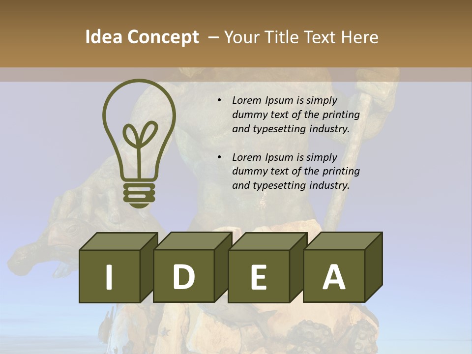 Energy Home Part PowerPoint Template