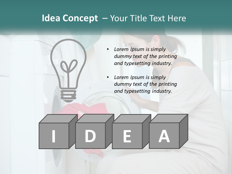 Cool Conditioner System PowerPoint Template
