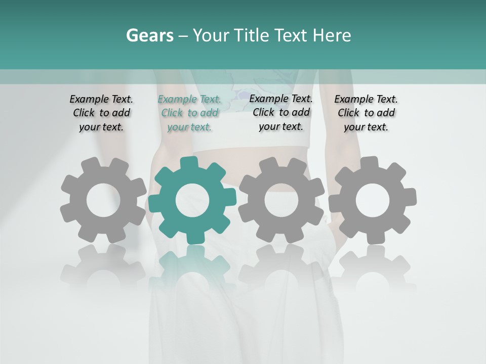 Cool Electricity White PowerPoint Template