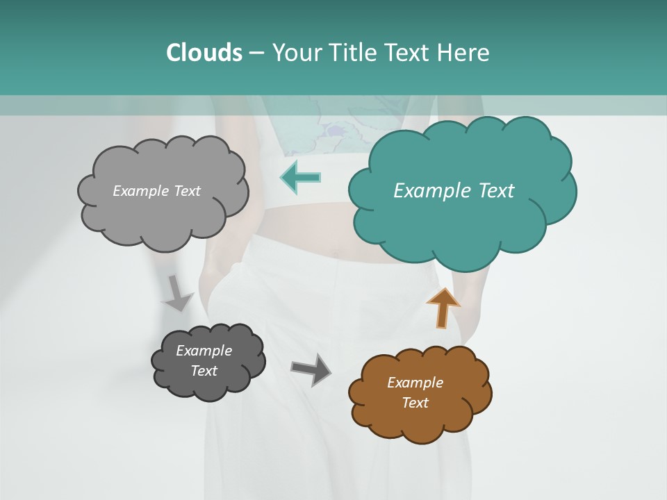 Cool Electricity White PowerPoint Template