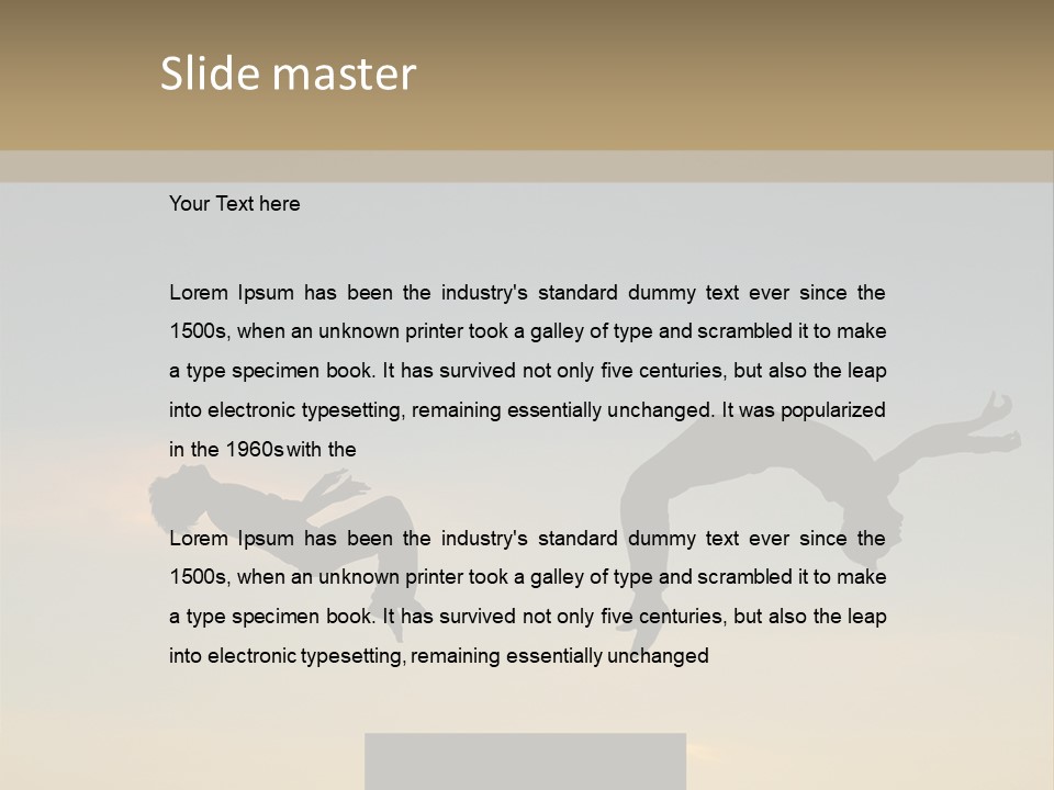 Supply Switch White PowerPoint Template