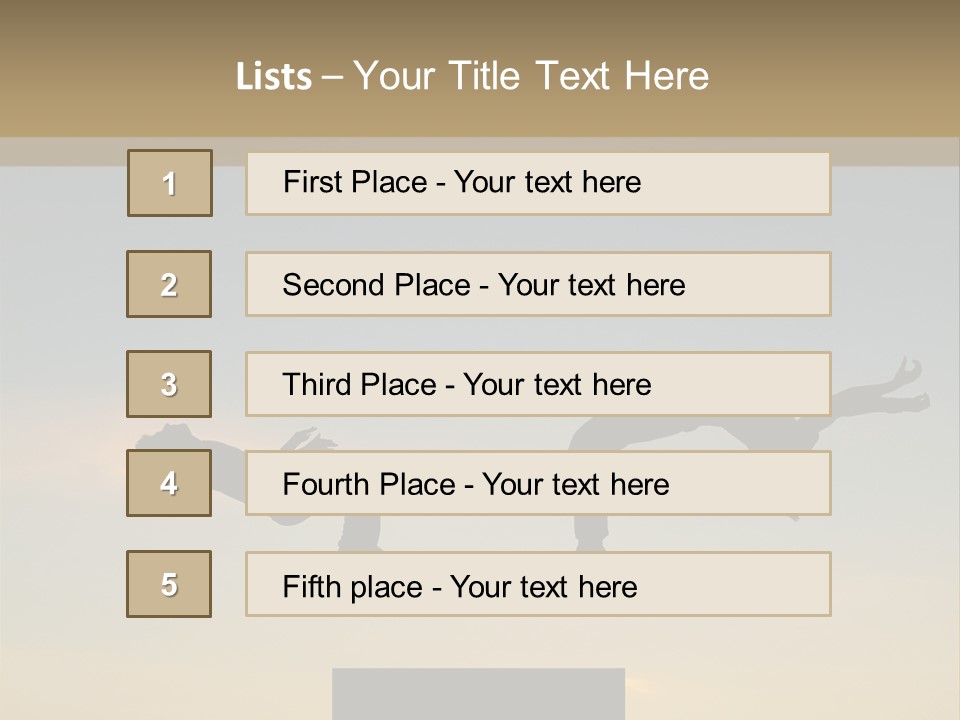 Supply Switch White PowerPoint Template