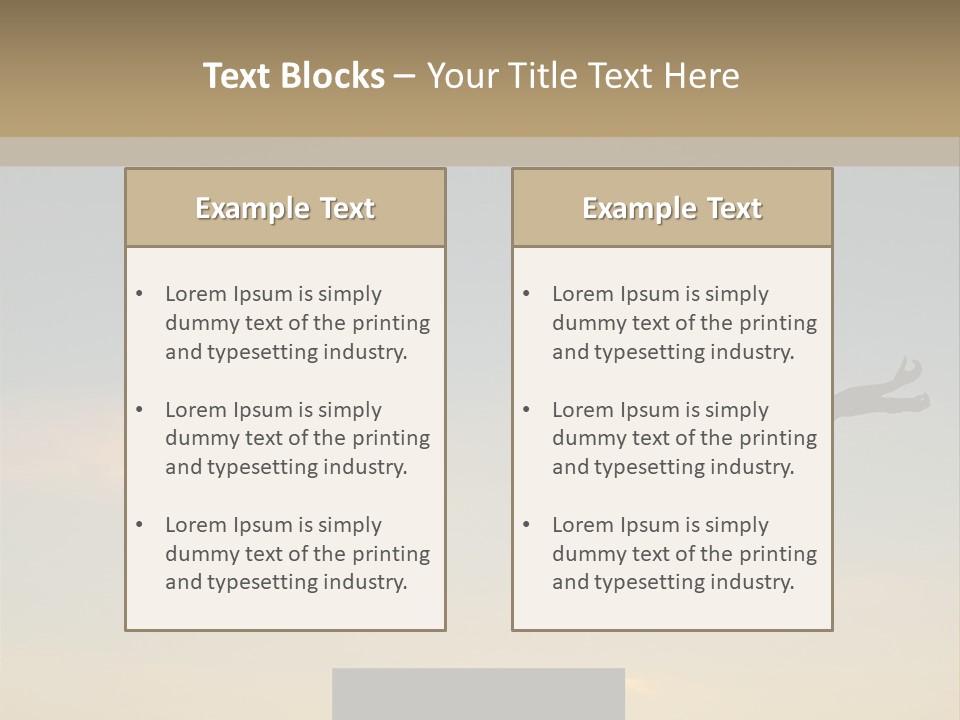 Supply Switch White PowerPoint Template