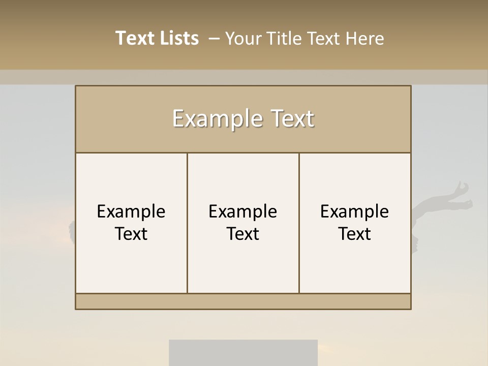 Supply Switch White PowerPoint Template