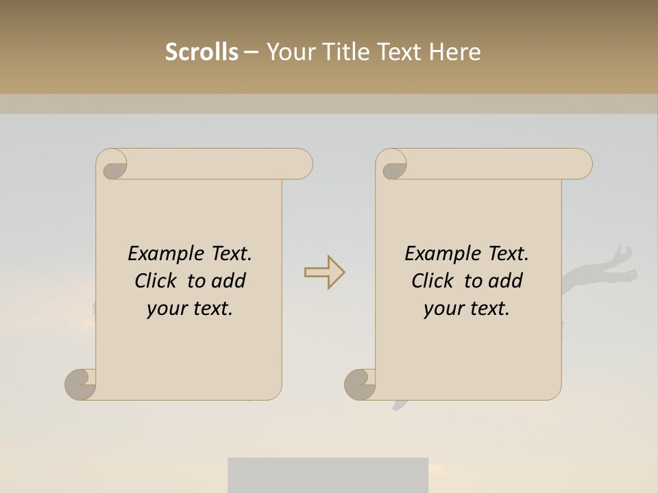 Supply Switch White PowerPoint Template