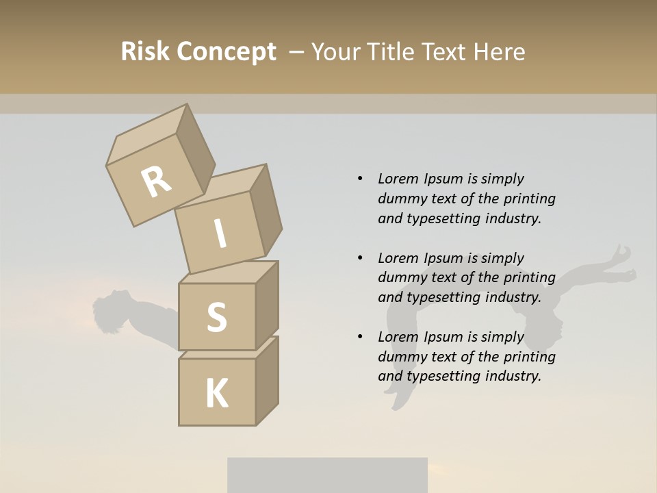 Supply Switch White PowerPoint Template