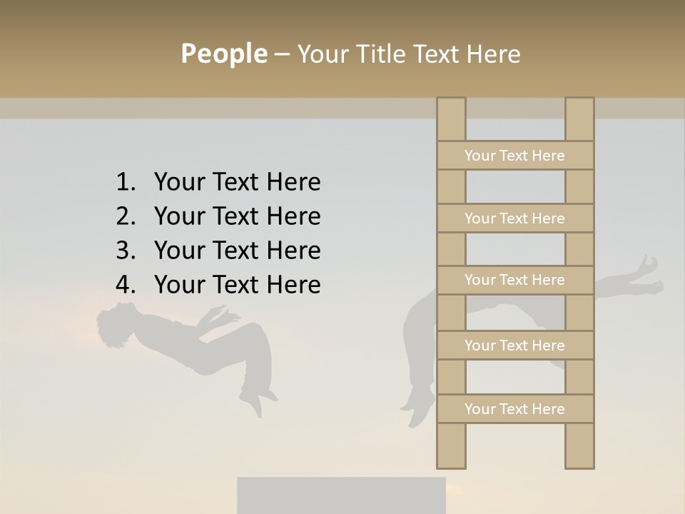 Supply Switch White PowerPoint Template
