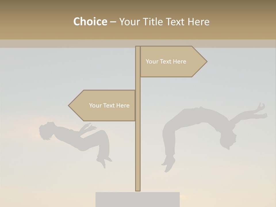 Supply Switch White PowerPoint Template
