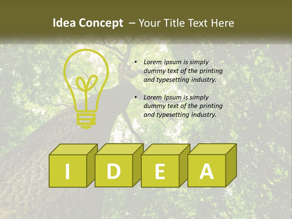 Supply Power Part PowerPoint Template