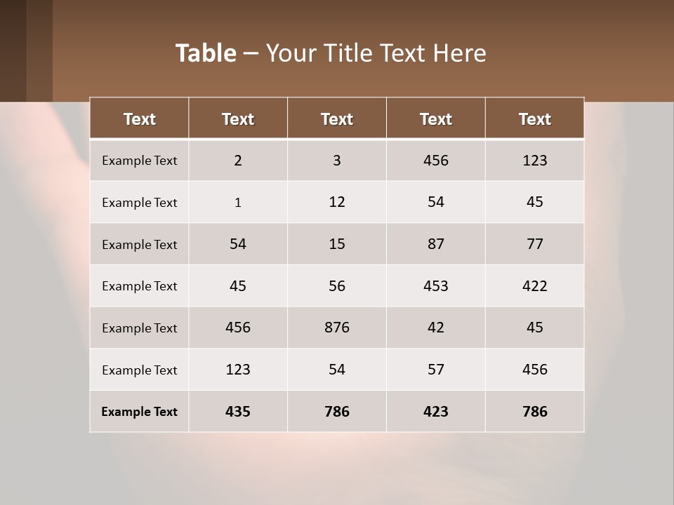 Temperature Home Power PowerPoint Template