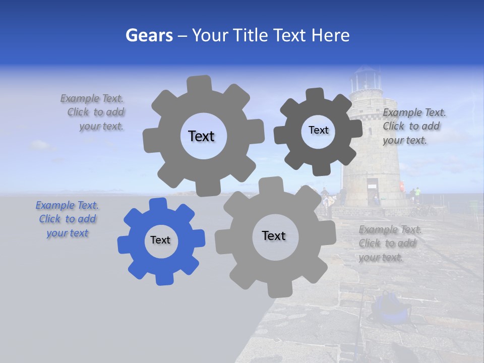 Technology Equipment Cold PowerPoint Template