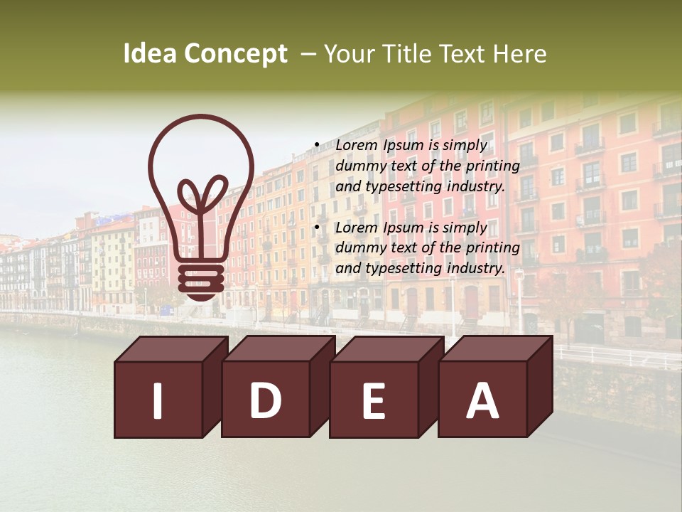 Electric Energy Supply PowerPoint Template