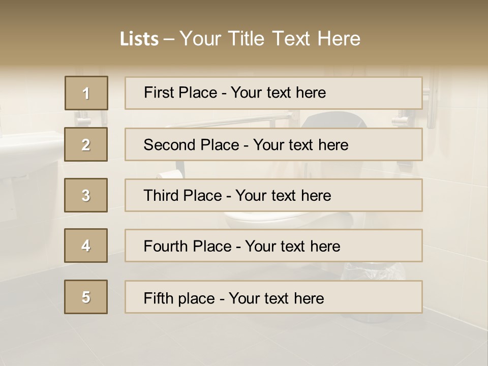 White Power Cold PowerPoint Template