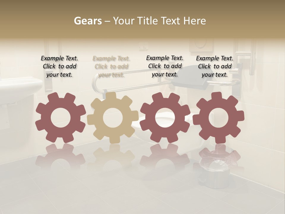 White Power Cold PowerPoint Template