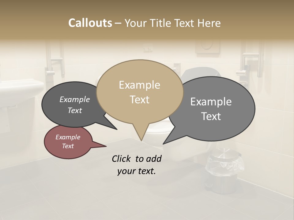 White Power Cold PowerPoint Template