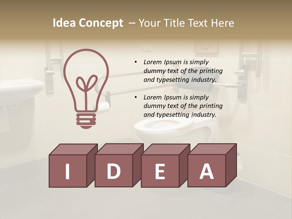 White Power Cold PowerPoint Template