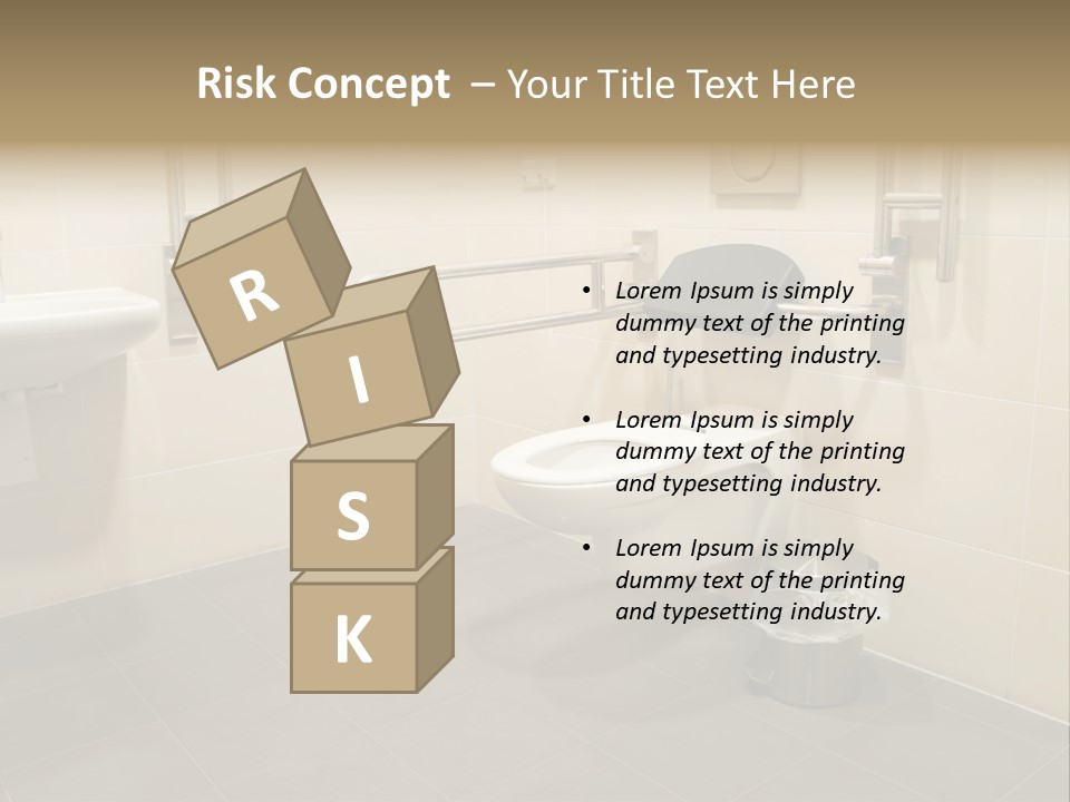 White Power Cold PowerPoint Template