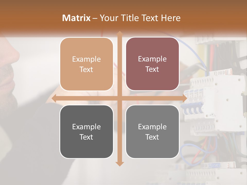 System Conditioner Electricity PowerPoint Template