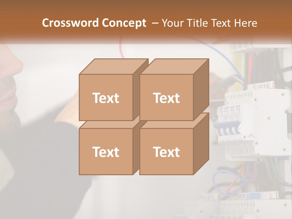 System Conditioner Electricity PowerPoint Template