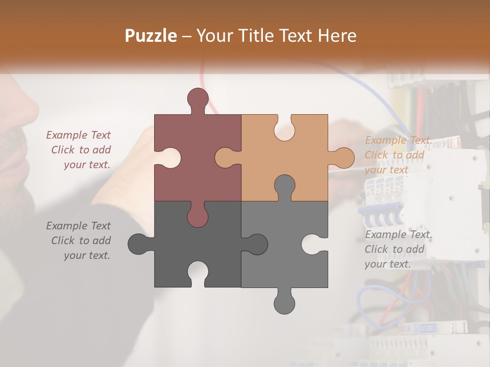 System Conditioner Electricity PowerPoint Template