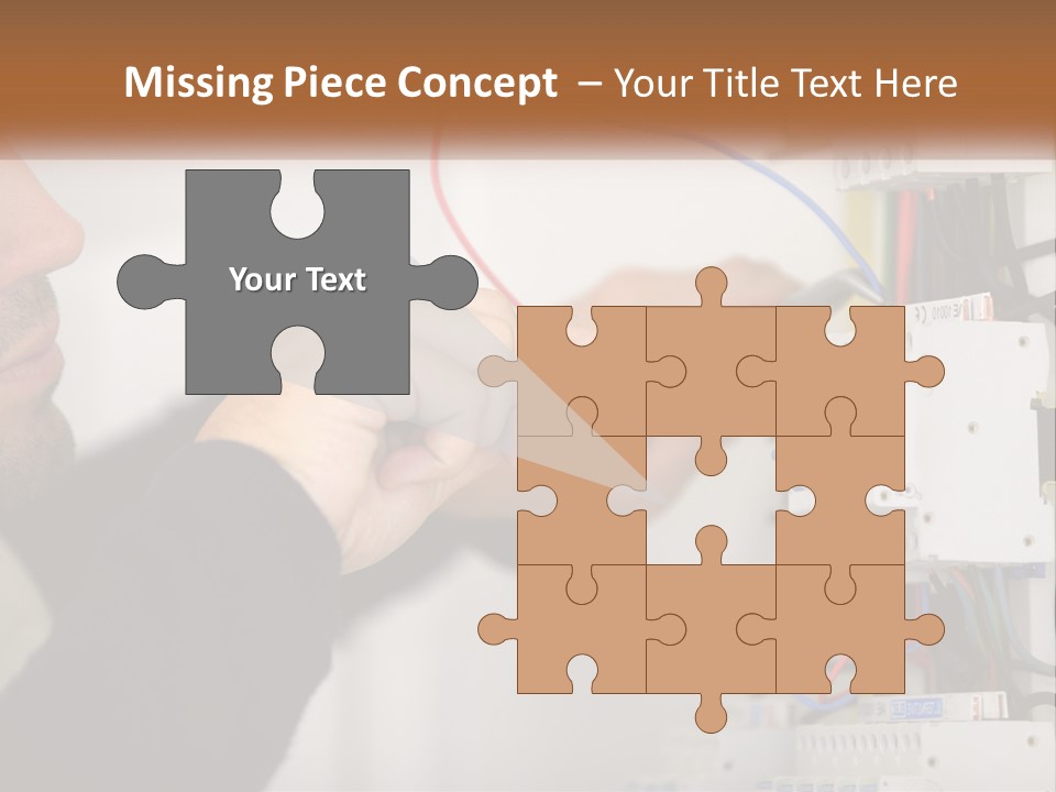 System Conditioner Electricity PowerPoint Template