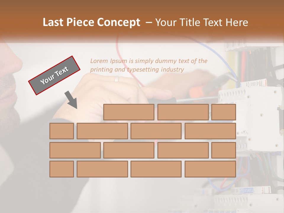 System Conditioner Electricity PowerPoint Template