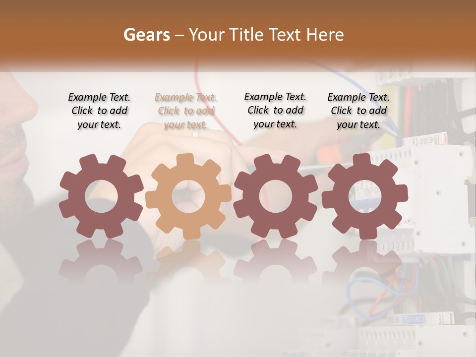 System Conditioner Electricity PowerPoint Template