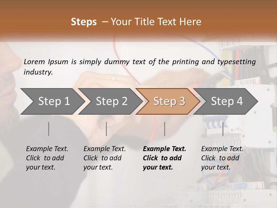 System Conditioner Electricity PowerPoint Template