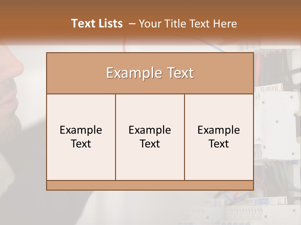 System Conditioner Electricity PowerPoint Template